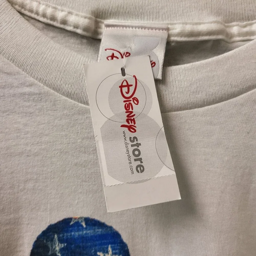 Vintage Disney Store White Mickey Mouse T Shirt XXL